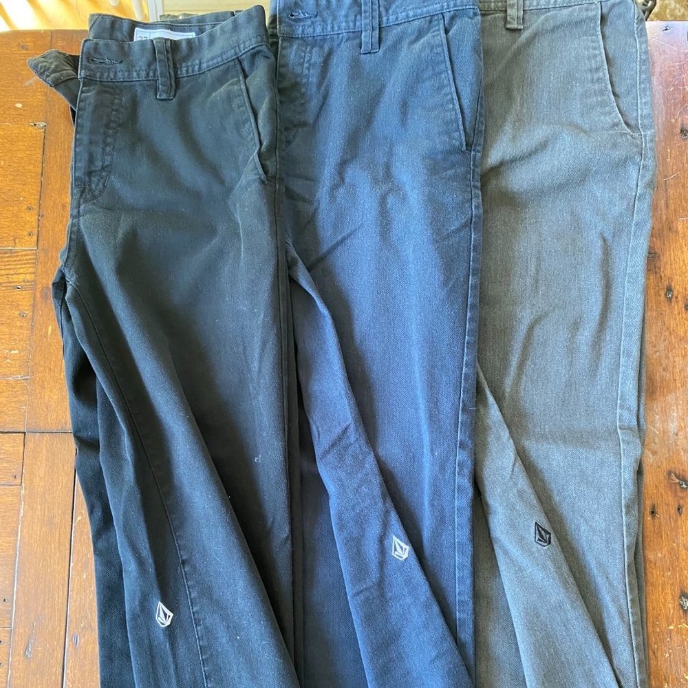 SOLD! 3 Pair Boys Volcom Pants